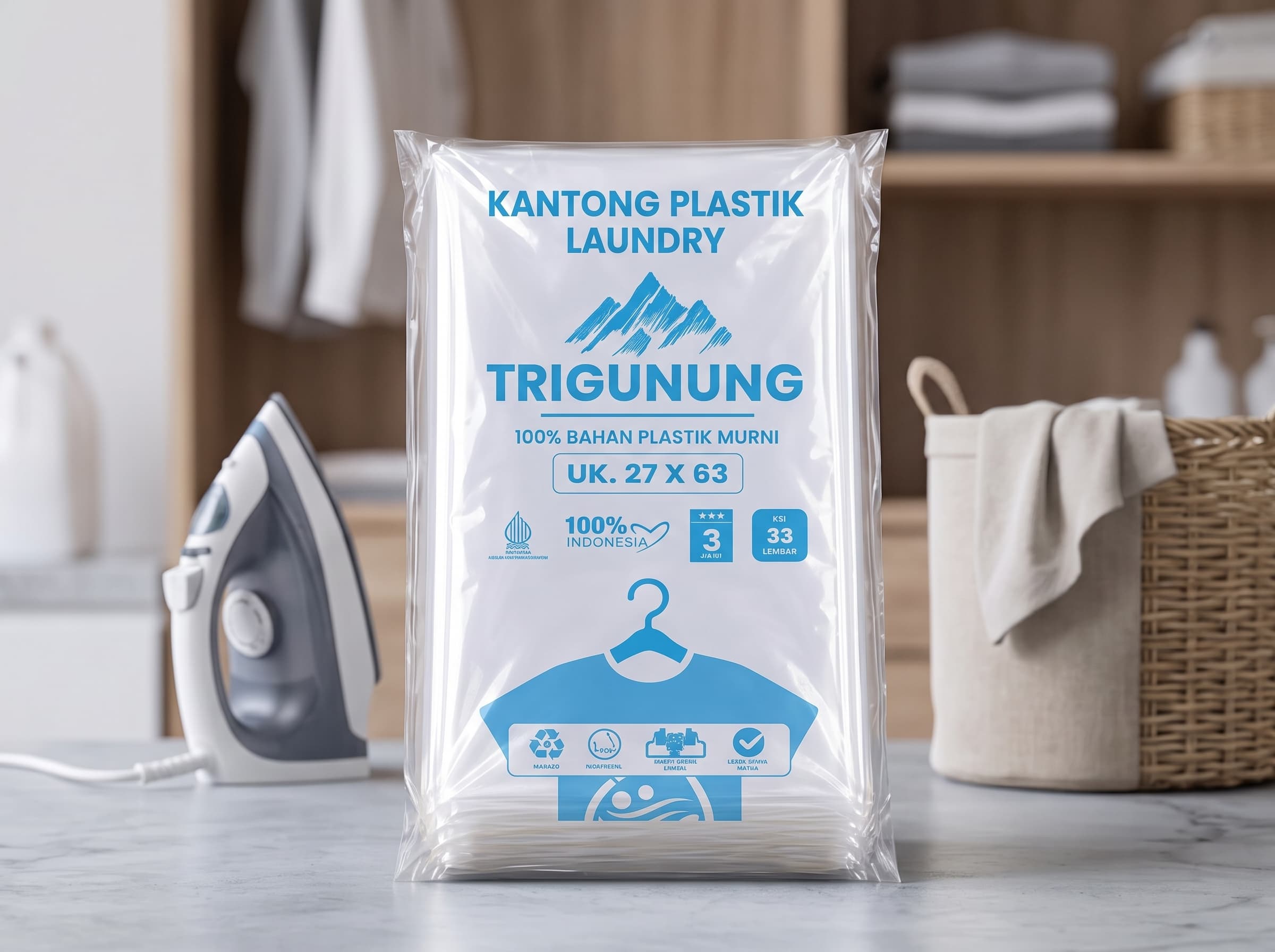 HDPE Laundry Plastic Bags Trigunung 2