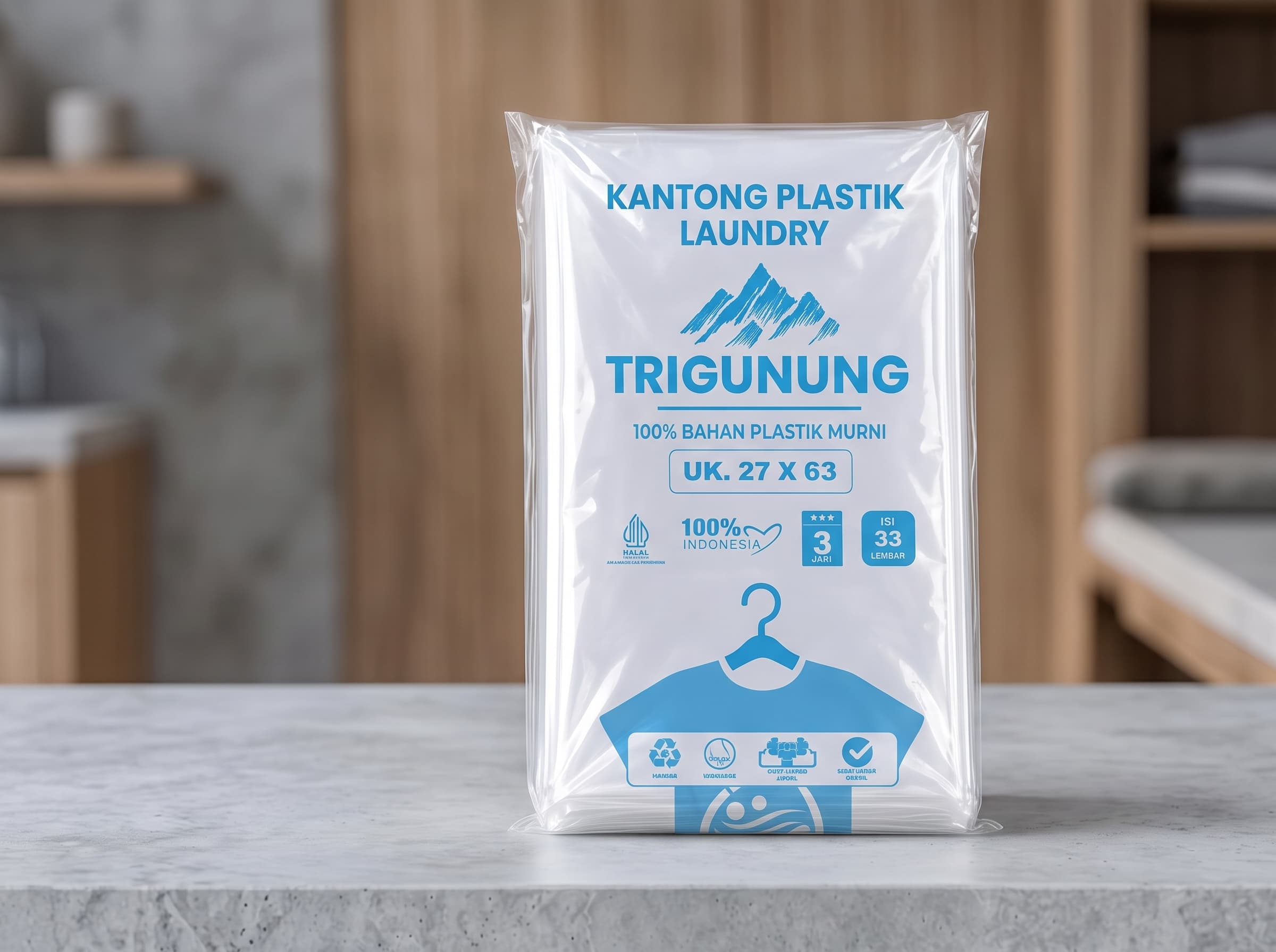 HDPE Laundry Plastic Bags Trigunung 4