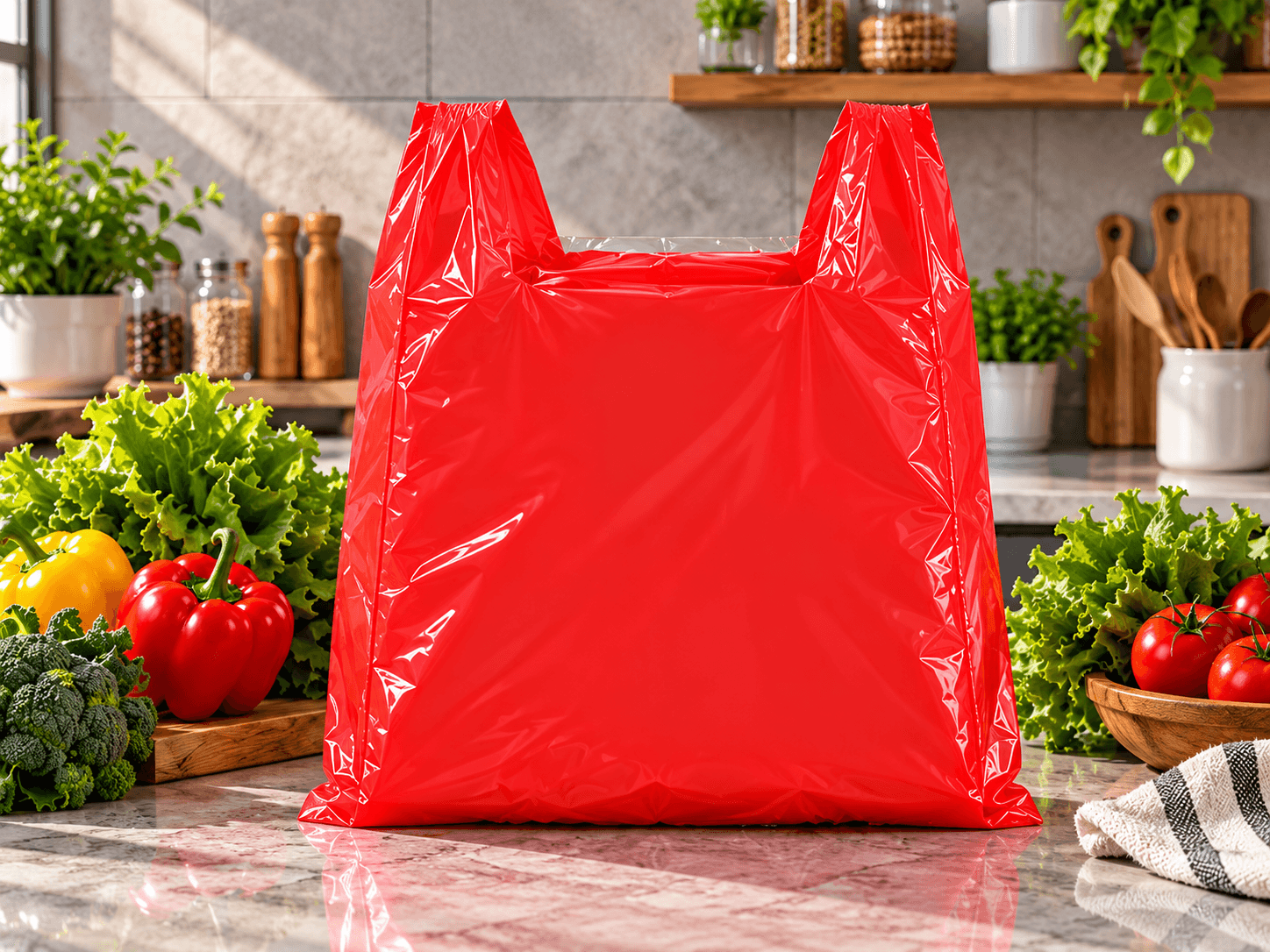 Kantong Plastik Assoy Merah Trigunung 5