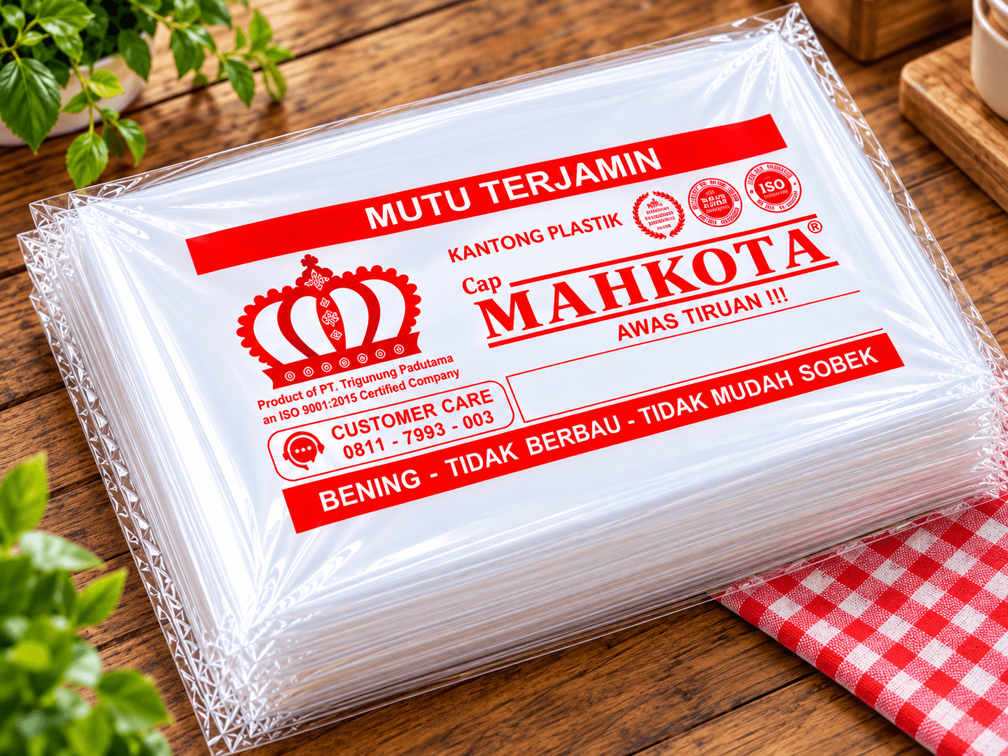 Kantong Plastik PP Mahkota Merah 3