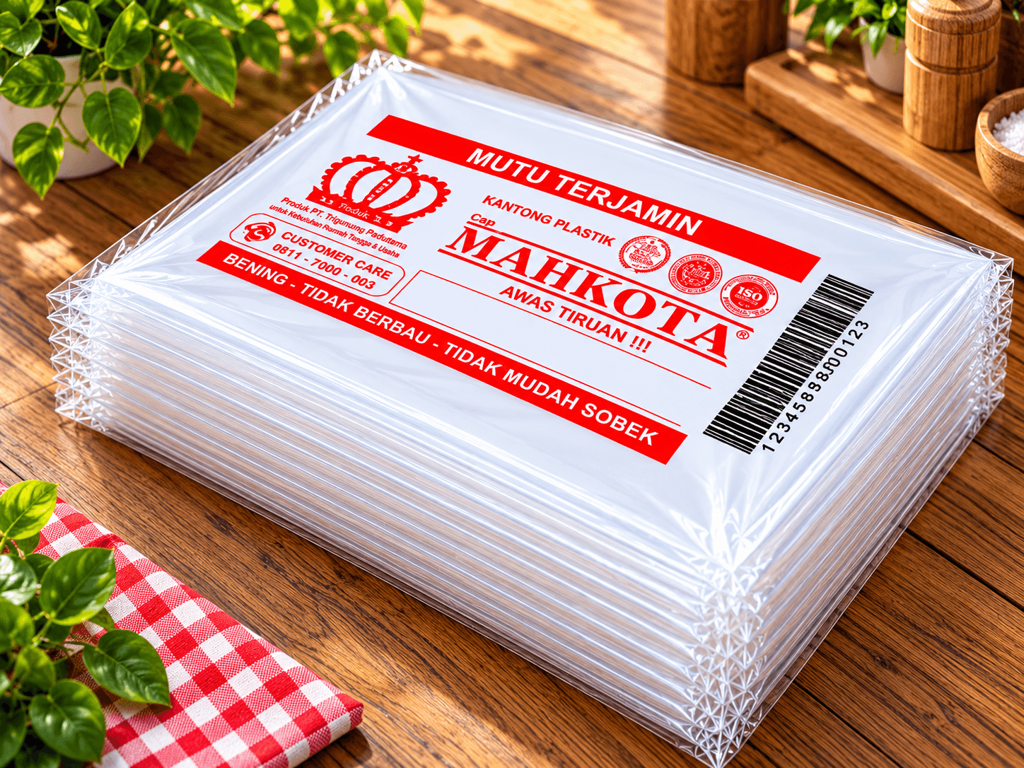 Kantong Plastik PP Mahkota Merah 5